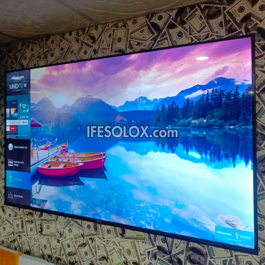 Hisense 58 inch 58A7100 VIDAA Smart 4K UHD LED Frameless TV (Built-in Bluetooth, WiFi, Miracast) - Foreign Used