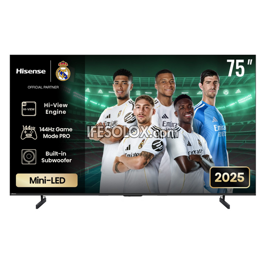 Hisense 75 inch 75U7Q Series Quantum Dot ULED Mini-LED 4K VIDAA Smart 144Hz Gaming TV - Brand New