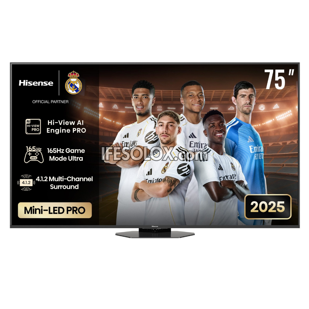 Hisense 75 inch 75U8Q Quantum Dot ULED Mini-LED pro 4K 165Hz Gaming TV + Built-in Subwoofer - Brand New