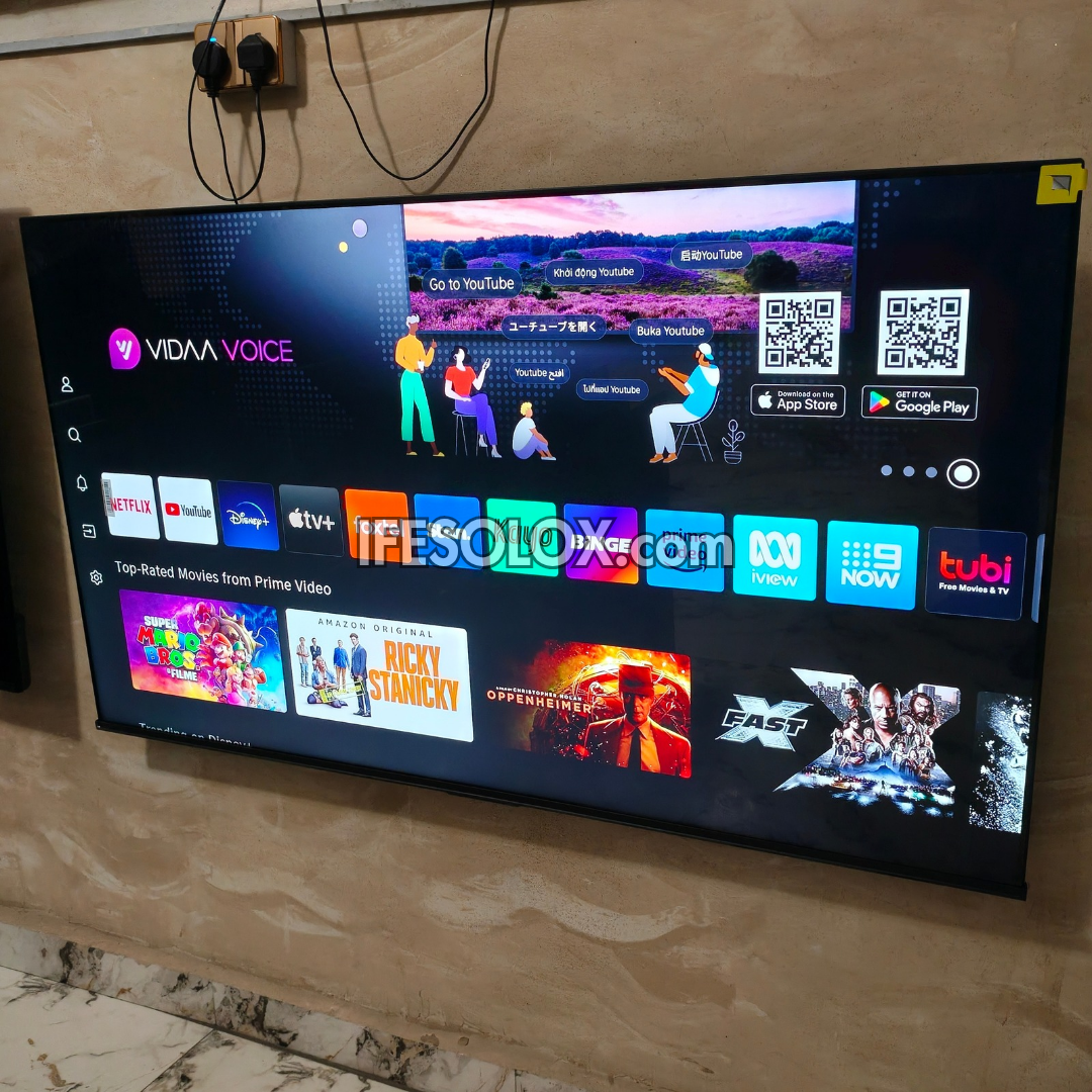 Hisense 75 inch QLED 75Q6Q Quantum Dot UHD 4K Frameless Smart TV (Gaming) - Foreign Used