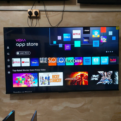 Hisense 75 inch QLED 75Q6Q Quantum Dot UHD 4K Frameless Smart TV (Gaming) - Foreign Used