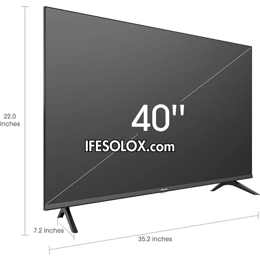 Hisense 40 Inch 40A4H Series Smart Full HD LED TV + 1 Year Warranty (Free Wall Mount) - Brand New