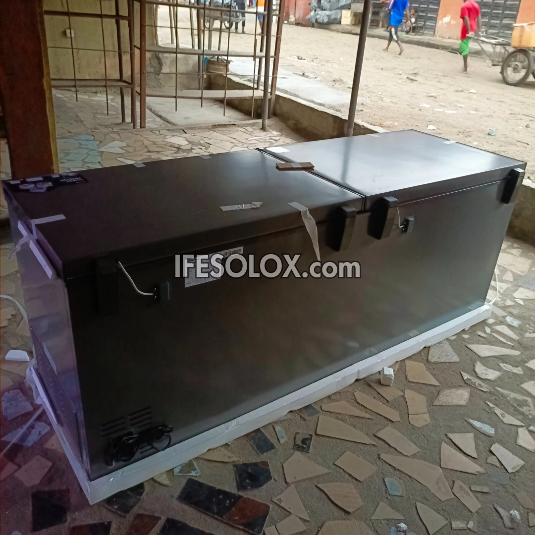 Hisense FC91DD 702L Congélateur coffre à double porte à congélation rapide - Tout neuf 