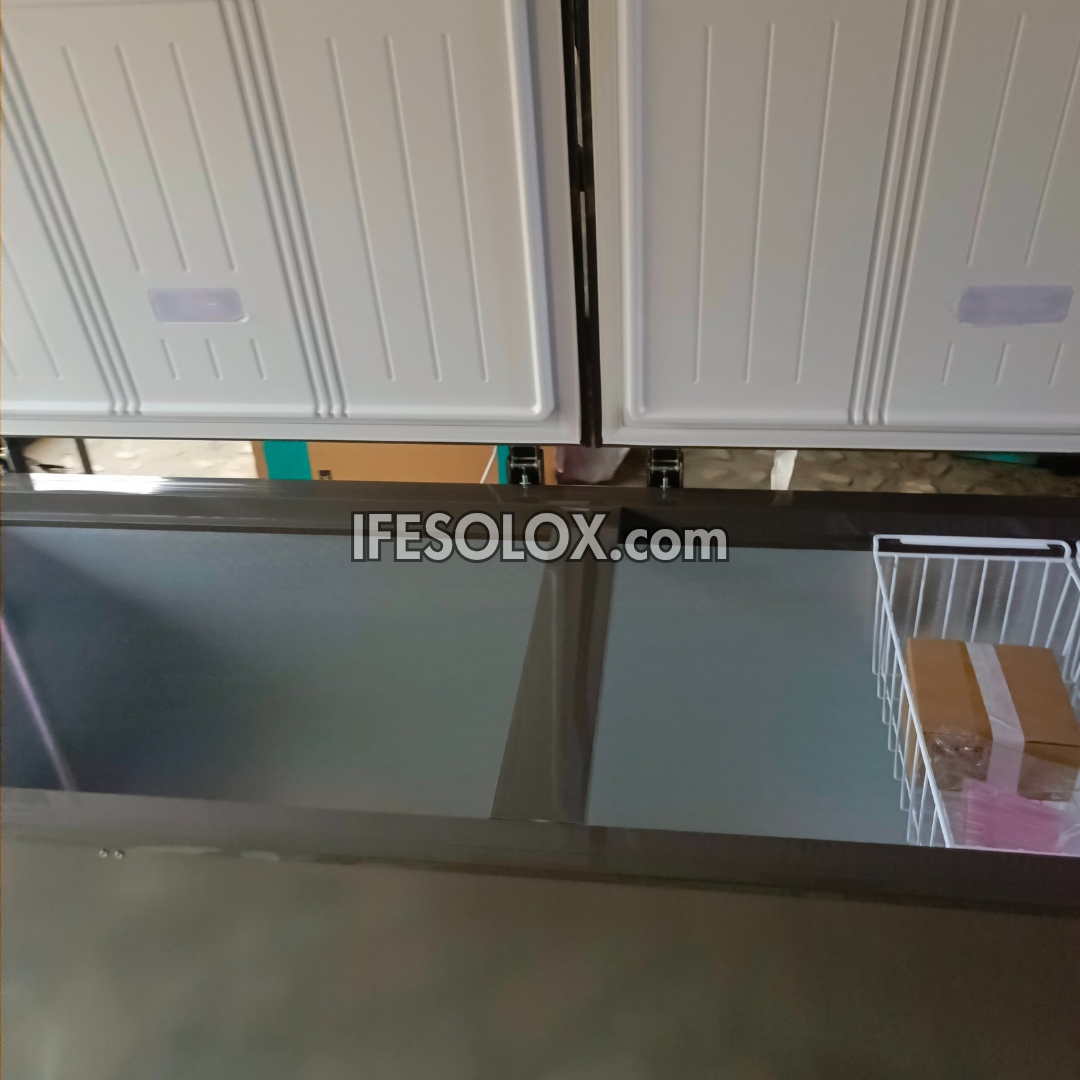 Hisense FC91DD 702L Congélateur coffre à double porte à congélation rapide - Tout neuf 