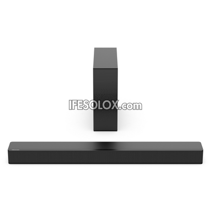 Hisense HS2100-FM 2.1Ch 240W Bluetooth Sound Bar with Wireless Subwoofer, FM Tuner & Dolby Atmos - Brand New