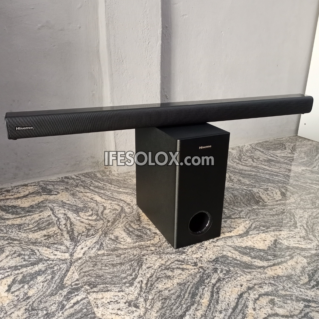 Hisense HS218 2.1Ch 200Watts Bluetooth Sound Bar with Wireless Subwoofer - Brand New