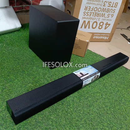 Hisense HS3100 3.1Ch 480W Bluetooth Sound Bar with Wireless Subwoofer - Brand New