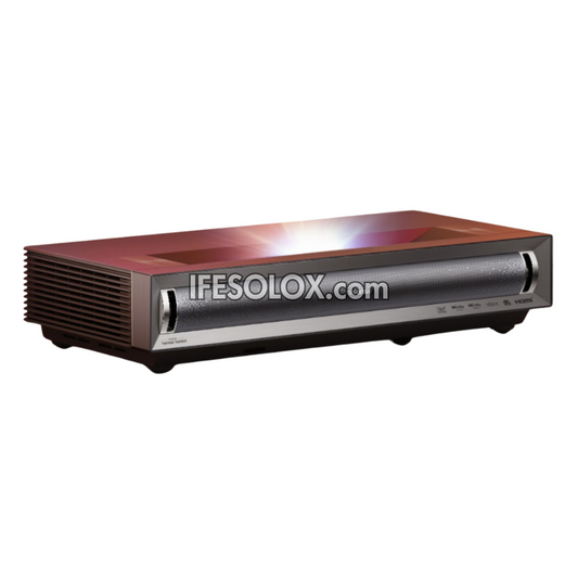 Hisense PX3 80" - 150" Trichroma 4K UHD Triple-Laser Ultra Short Throw Projector + 100 inch Projector Screen - Brand New