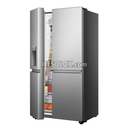 Hisense RC-82WS 628L Side by Side Refrigerator with Smart Connectivity + 1 Year Warranty - Brand New