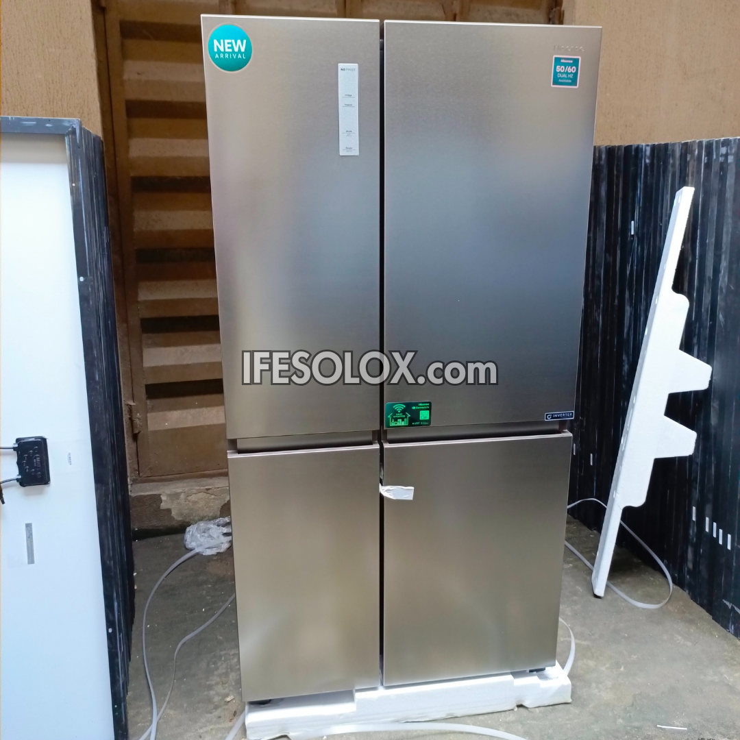 Hisense RC-87WS 634L Side by Side Refrigerator with Smart Inverter + 1 Year Warranty - Brand New