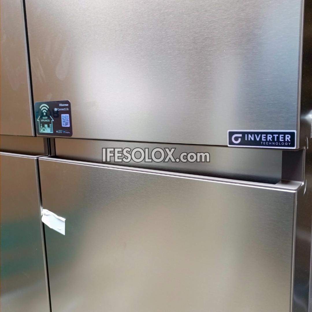 Hisense RC-87WS 634L Side by Side Refrigerator with Smart Inverter + 1 Year Warranty - Brand New