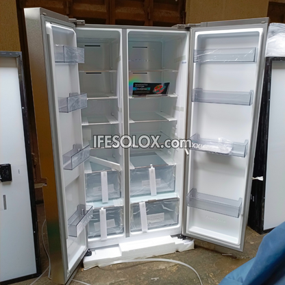 Hisense RC-87WS 634L Side by Side Refrigerator with Smart Inverter + 1 Year Warranty - Brand New