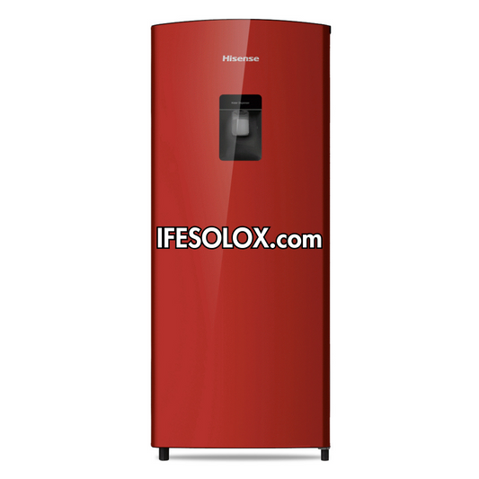 Hisense REF RS23DR 176L Single Door Refrigerator with Water Dispenser + 1 Year Warranty - Brand New