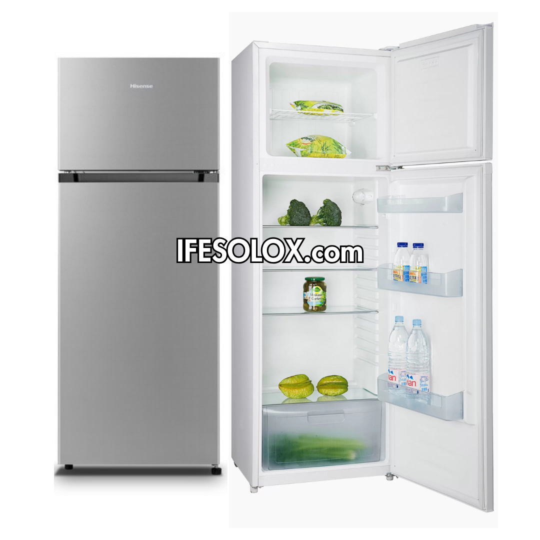 Hisense REF 306DR 295L Double Door Top Freezer Refrigerator + 1 Year Warranty - Brand New