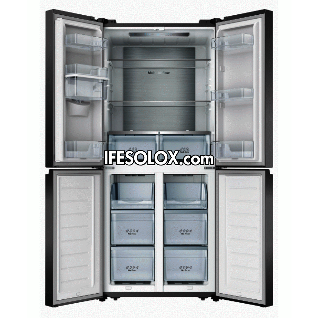 Hisense REF 56WCB 432L Side by Side Refrigerator with LED display + 1 Year Warranty - Brand New