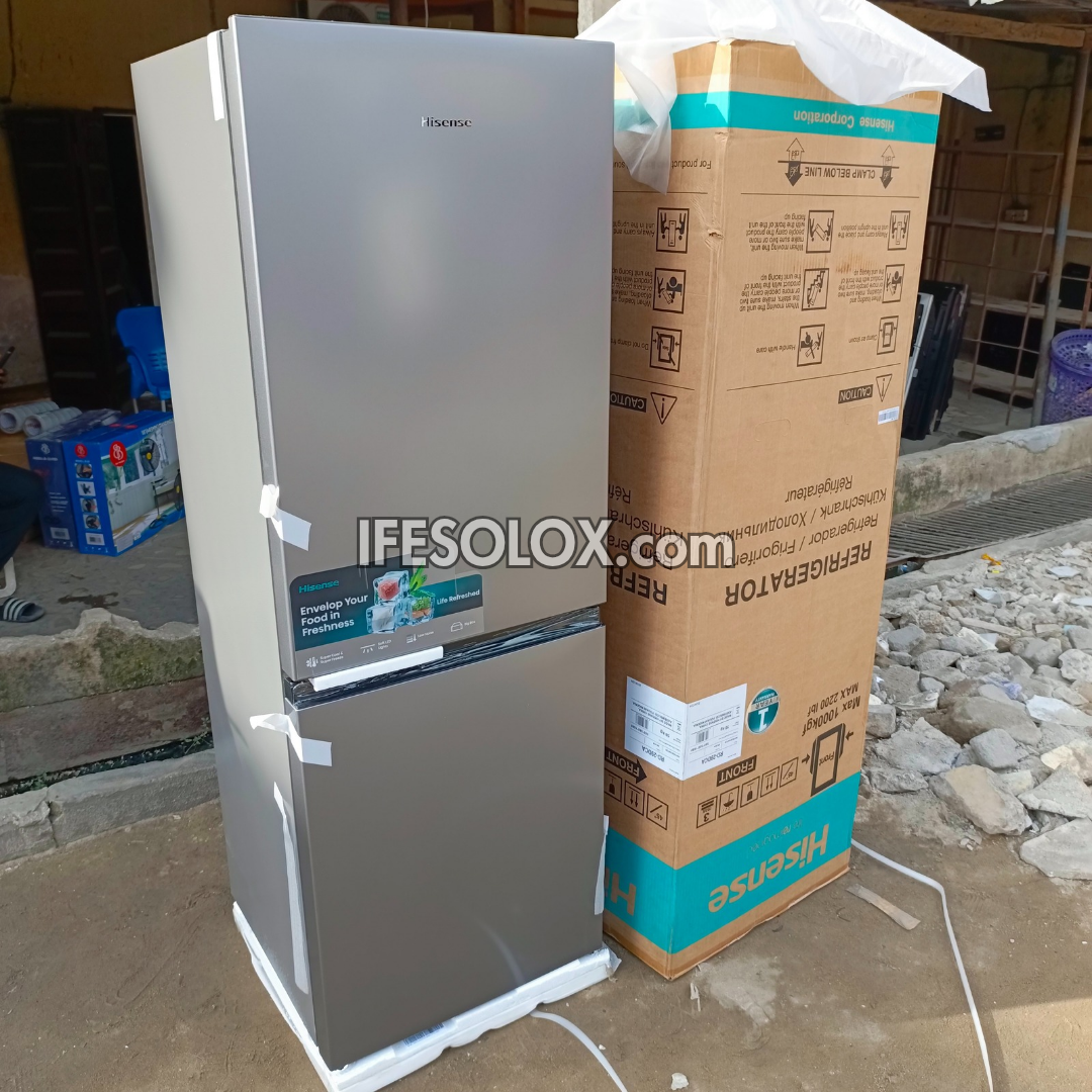 Hisense REF 29DCA 225L Double Door Bottom-Freezer Refrigerator + 1 Year Warranty - Brand New