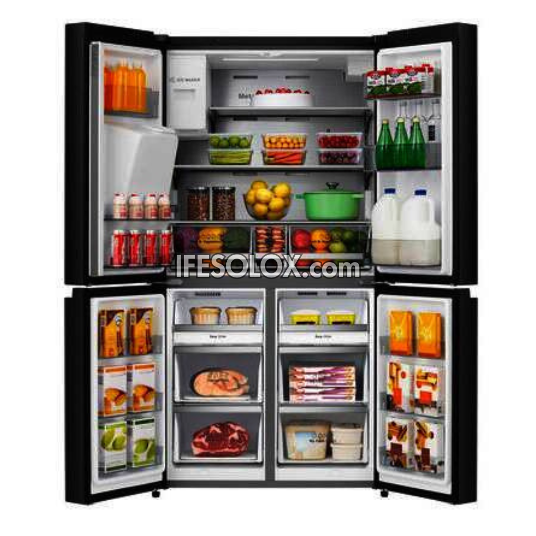 Hisense REF 68WCB 522L Side by Side Refrigerator with LED display, Ice Maker + 1 Year Warranty - Brand New