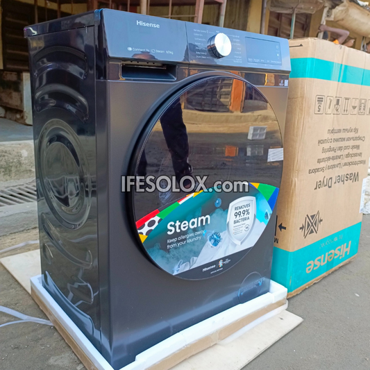 Hisense WD3S8043BT 8kg Washer and 5kg Dryer Front Load Automatic Smart Inverter Washing Machine - Brand New