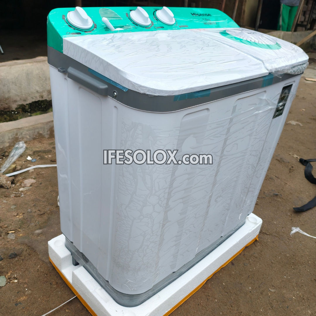 Hisense WM-WSQB753 7.5kg Twin Tub Semi-automatic Top load Washing Machine + Spin Dryer - Brand New