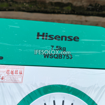 Hisense WM-WSQB753 7.5kg Twin Tub Semi-automatic Top load Washing Machine + Spin Dryer - Brand New