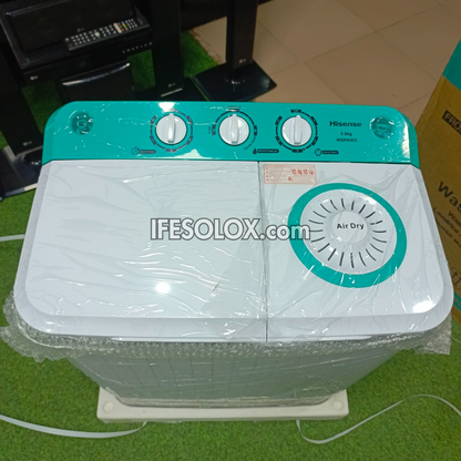 Hisense WM503-WSPA Machine à laver semi-automatique à chargement par le haut et essoreuse à double cuve de 5 kg - Tout neuf