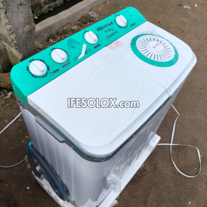 Hisense WSRB113 11kg Twin Tub Semi-automatic Top load Washing Machine + Spin Dryer - Brand New