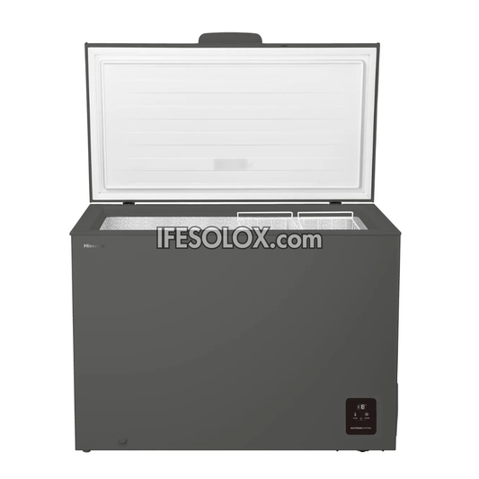 Congélateur coffre à congélation rapide Hisense FC390SH 297L - Tout neuf 