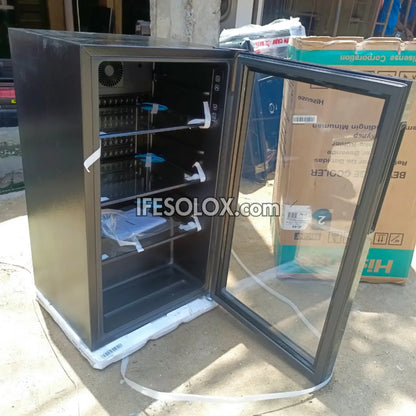 Hisense JC-94 91L Transparent Glass Door Beverage Showcase Chiller - Brand New