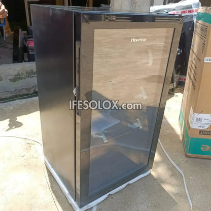 Hisense JC-94 91L Transparent Glass Door Beverage Showcase Chiller - Brand New