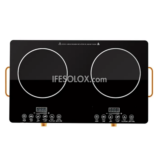 Hotplate Induction Cooker HICD01 with Dual Cooktop, Separate Touch Sensor, LCD Displays - Brand New
