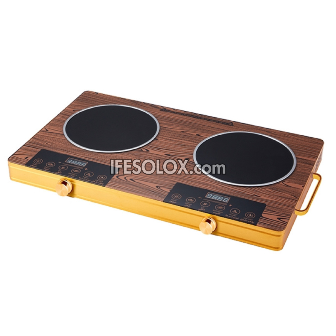 Hotplate Induction Cooker with Dual Cooktop, Separate Touch Sensor, LCD Displays - Brand New