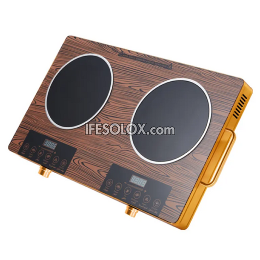 Hotplate Induction Cooker with Dual Cooktop, Separate Touch Sensor, LCD Displays - Brand New