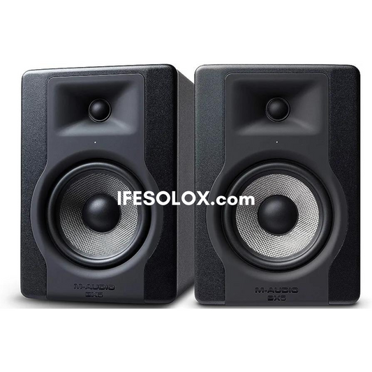 M-Audio BX5 Dual (2-Way) 100W 5" Active Studio Monitor Speaker for Music Production and Mixing - Brand New