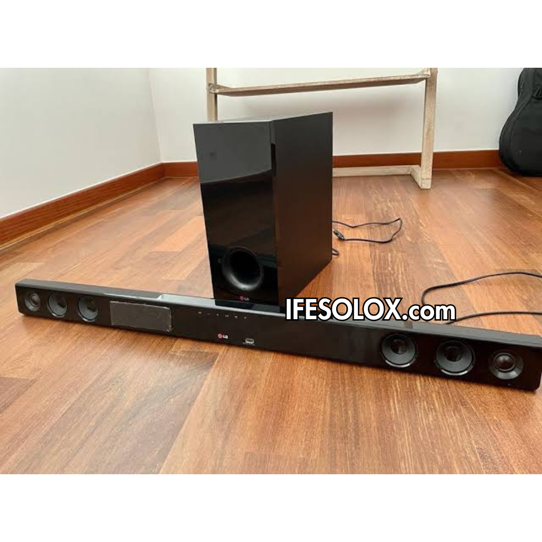 LG NB3530A 2.1Ch 300W High Resolution Bluetooth Sound Bar with Wireless Subwoofer - Foreign Used