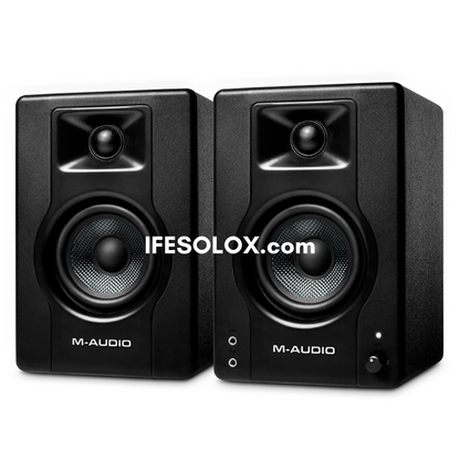 M-Audio BX4 Dual (2-Way) 120W 4.5" Powered Studio Reference Monitor Speakers - Brand New