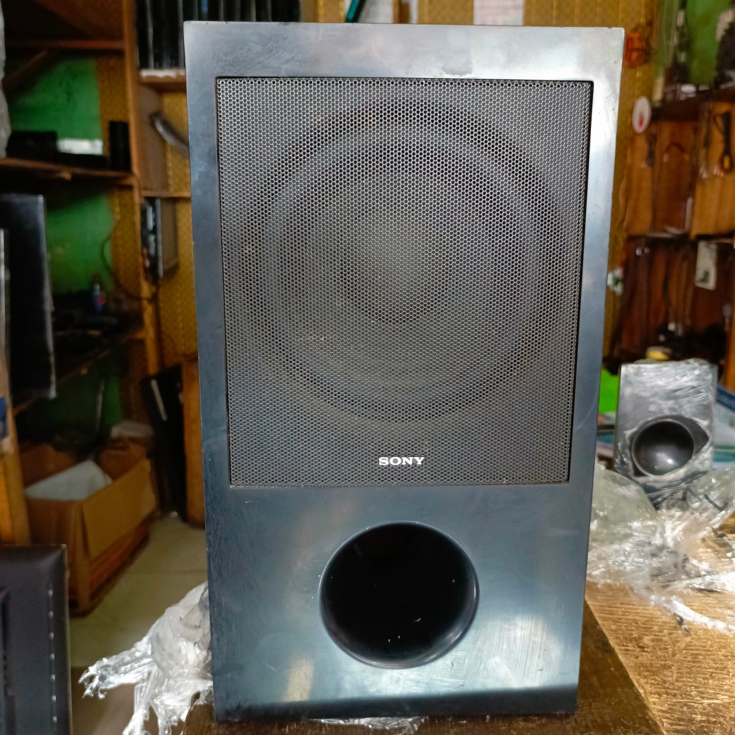 SONY SS-WS102 3ohms Home Theater Passive Subwoofer - Foreign Used