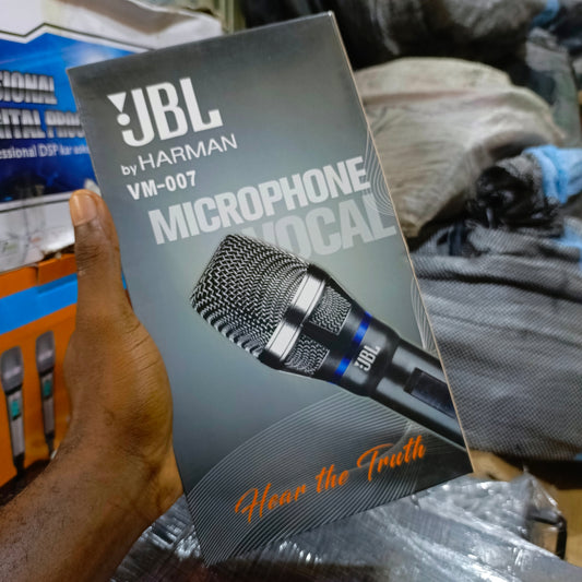 JBL by HARMAN VM-007 Cardioid Dynamic Vocal Microphone - Brand New