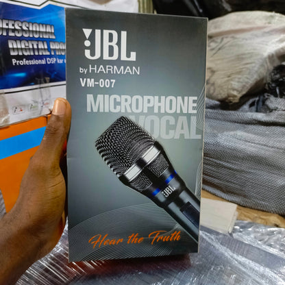 JBL by HARMAN VM-007 Cardioid Dynamic Vocal Microphone - Brand New