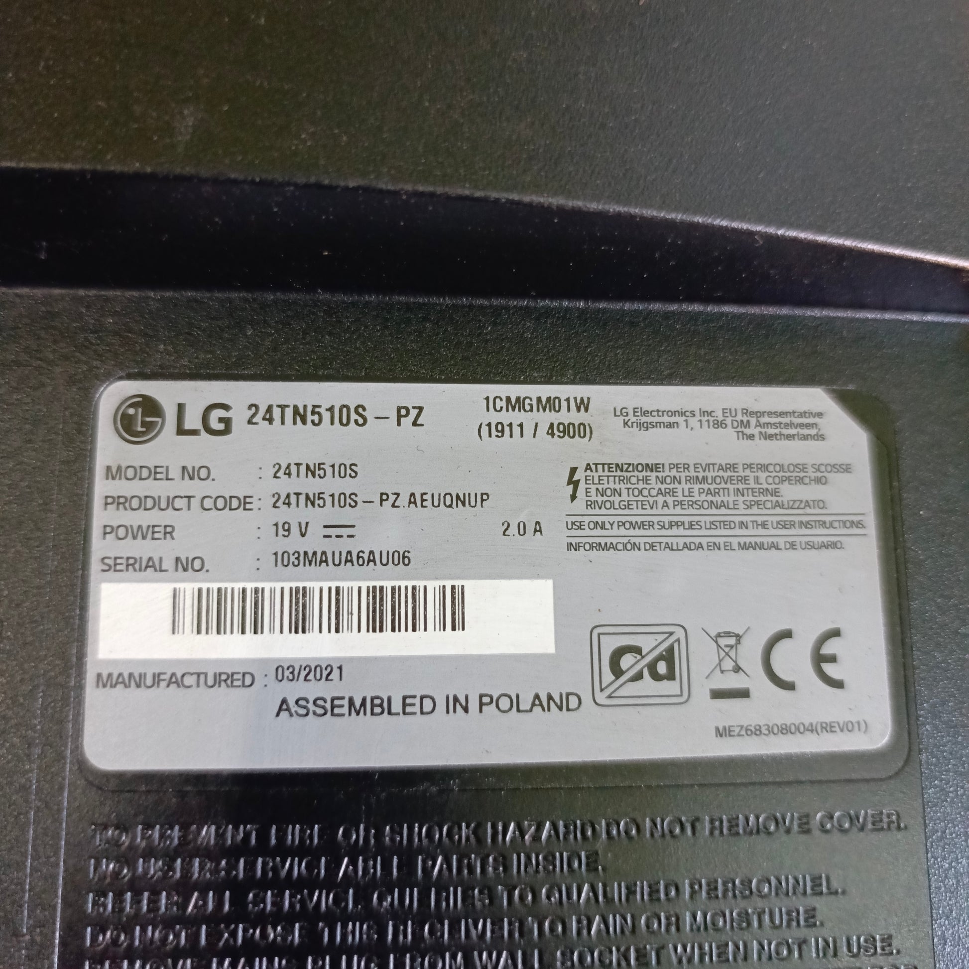 LG 24 inch 24TN510S webOS Smart Satellite Full HD LED TV (Built-in WiF –  IFESOLOX