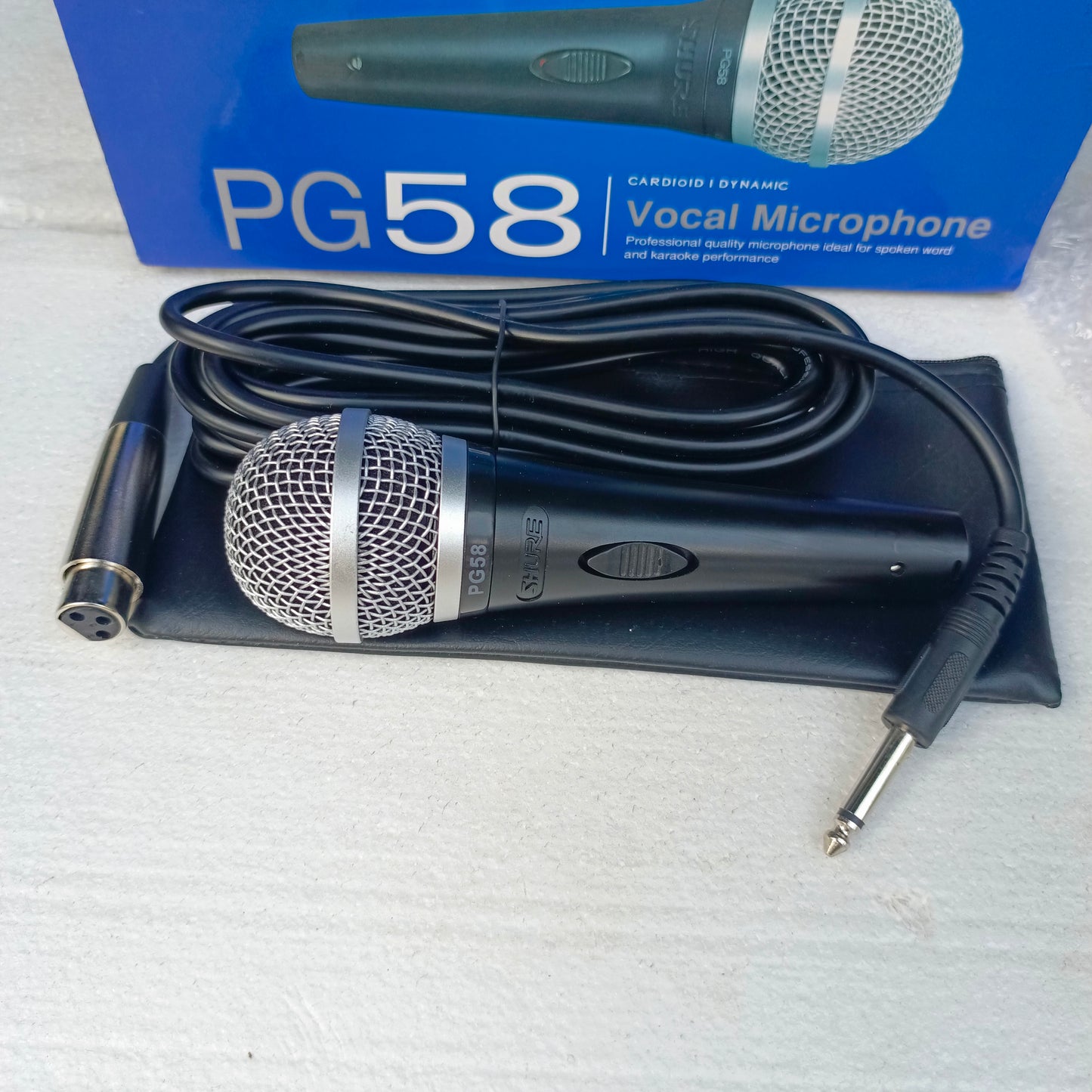 SHURE PG58 Microphone vocal dynamique cardioïde - Tout neuf
