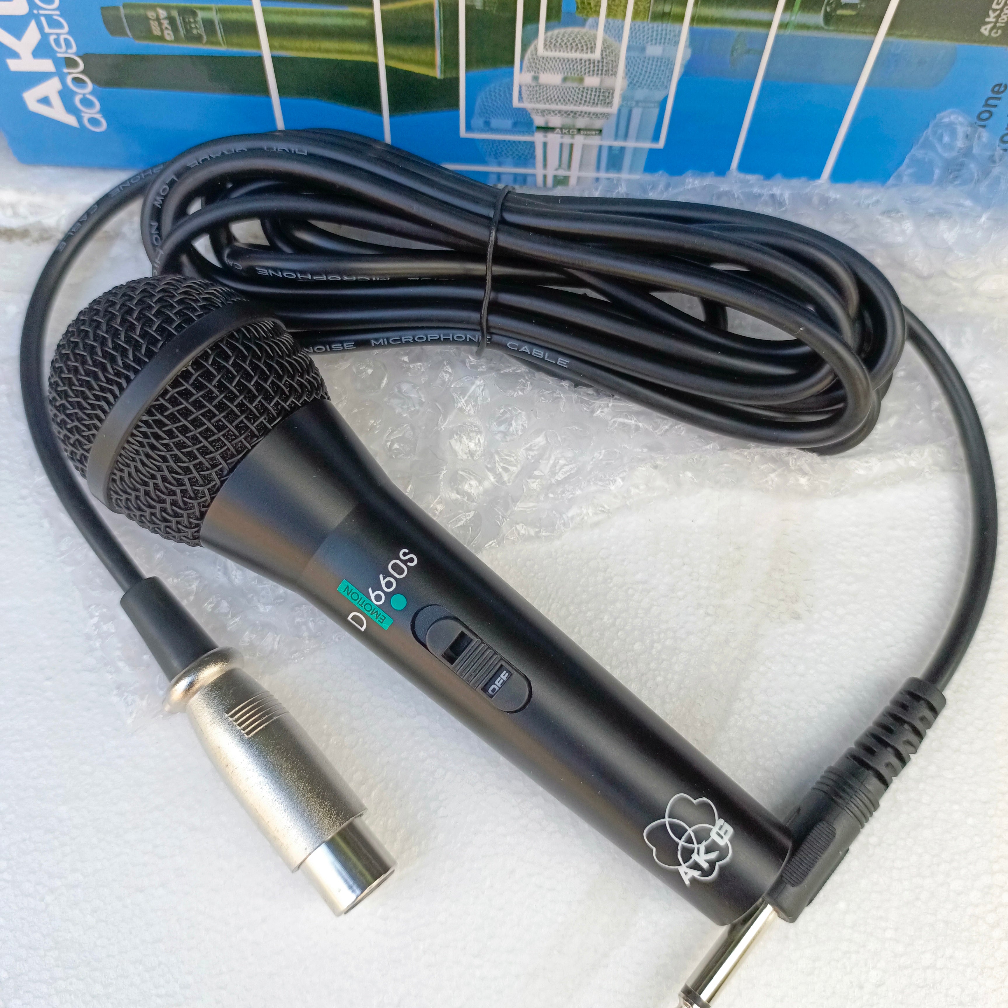 AKG D660S Hyper cardioid Dynamic Vocal Microphone Brand New