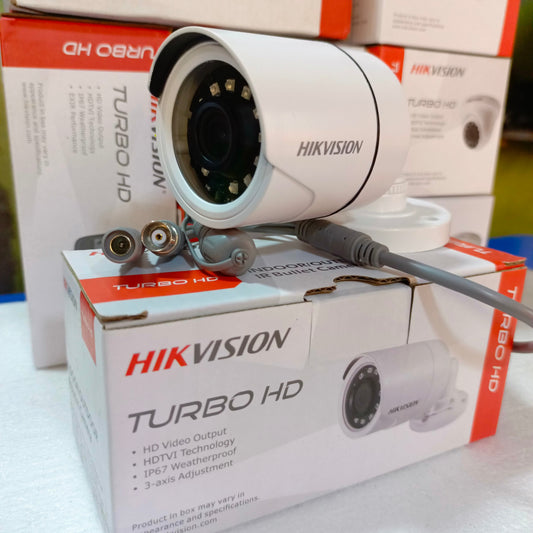 Caméra Bullet IR intérieure/extérieure HIKVISION Turbo HD (objectif 3,6 mm 1,3 MP) - Tout neuf