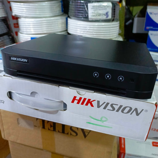 HIKVISION 16-Channel 7200 Series 5MP 6-in-1 High Definition DVR (Supports IP, XVI, AHD, CVI, CVBS, TVI cameras) - Brand New