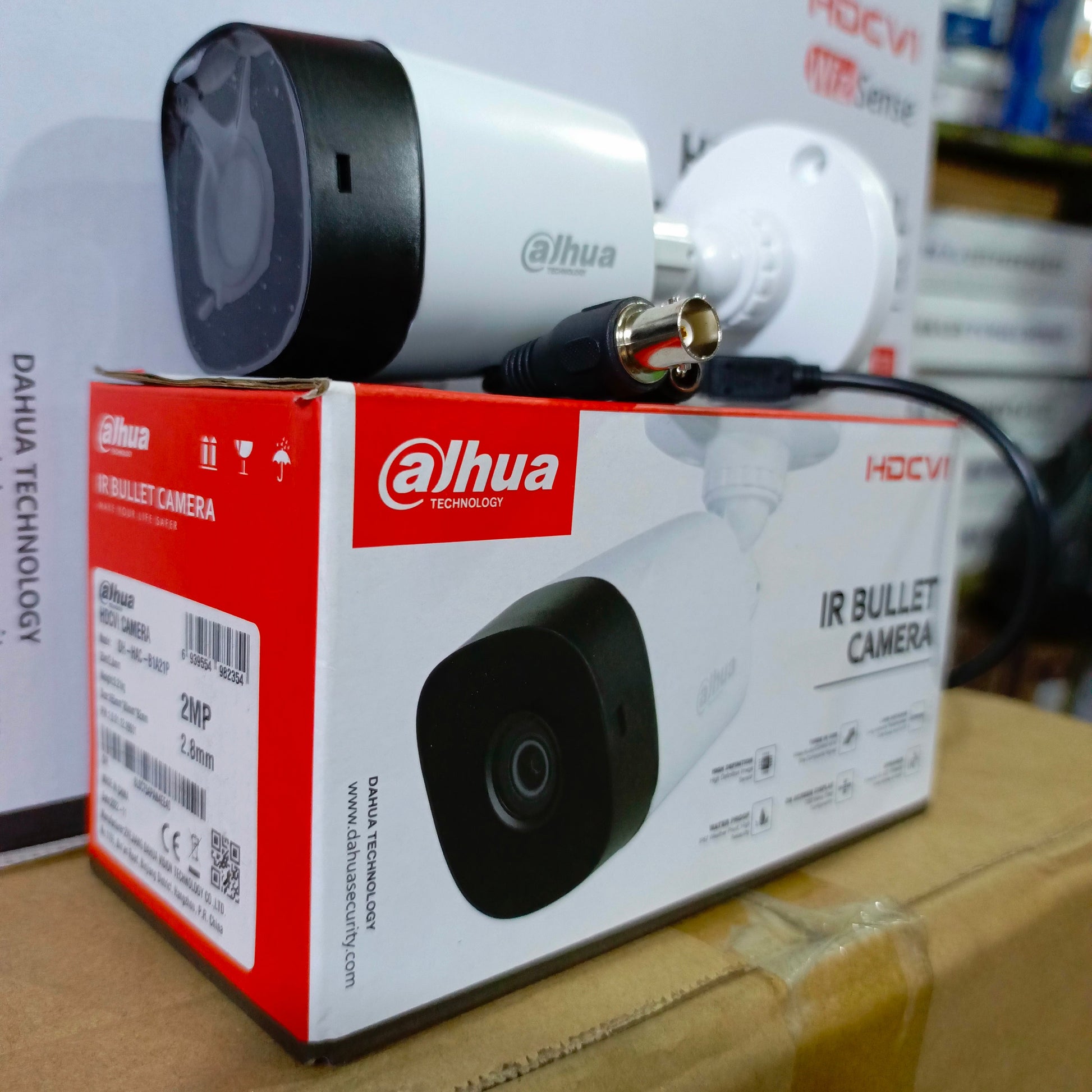 Dahua IR Bullet HD-CVI Color Camera (2.8mm 2MP Lens) - Angle View