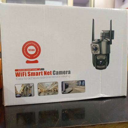 V380 WiFi Smart IP Camera (1 Bullet Camera and 1 H/V rotating Motion Sensor Camera) - Brand New