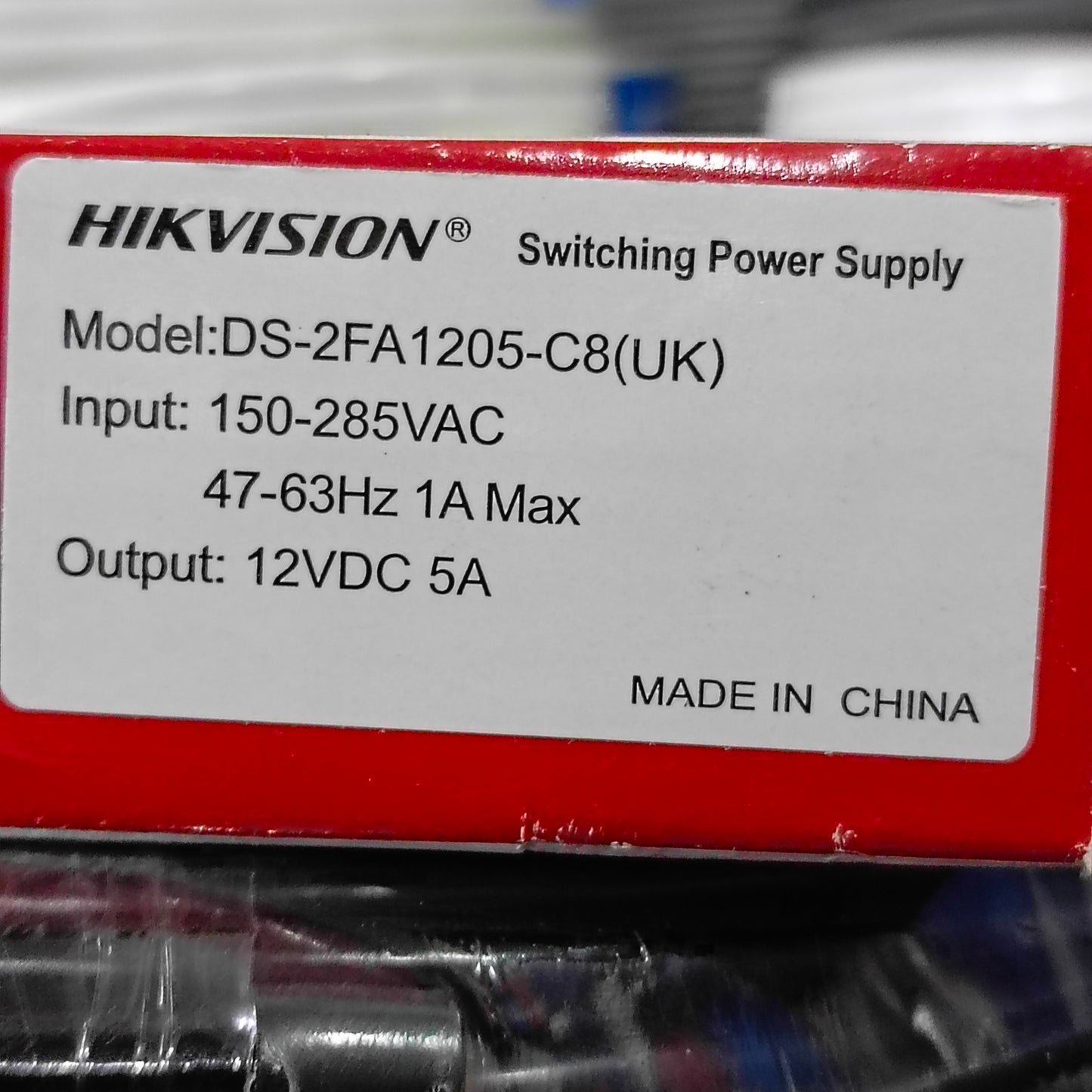 HIKVISION 8-Channel CCTV Switching Power Supply - Brand New