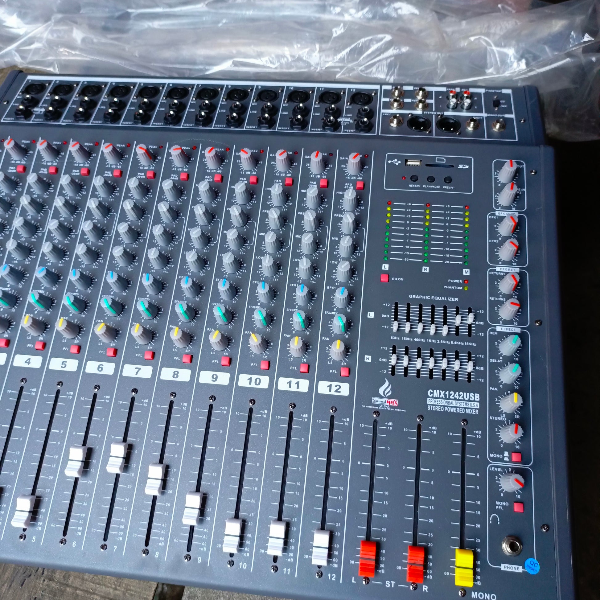 Professional CMX1242 12-Channel Live Mixer - Brand New