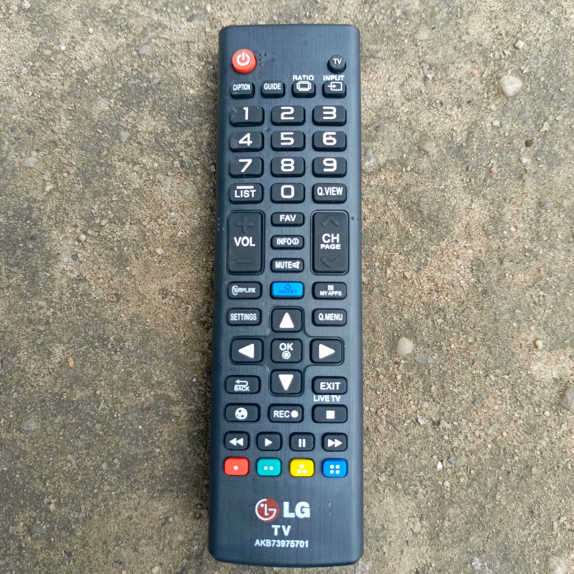Control remoto Akb73975701 - Mando A Distancia Para Televisores LG
