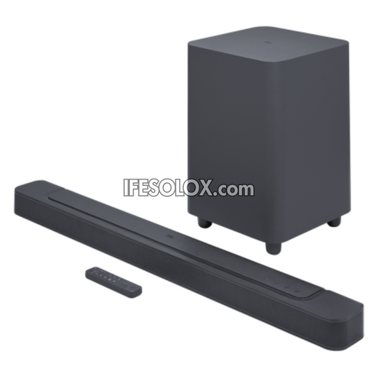 JBL BAR 500 5.1Ch 590W Smart Sound Bar with Wireless Subwoofer, Dolby Atmos, MultiBeam - Brand New