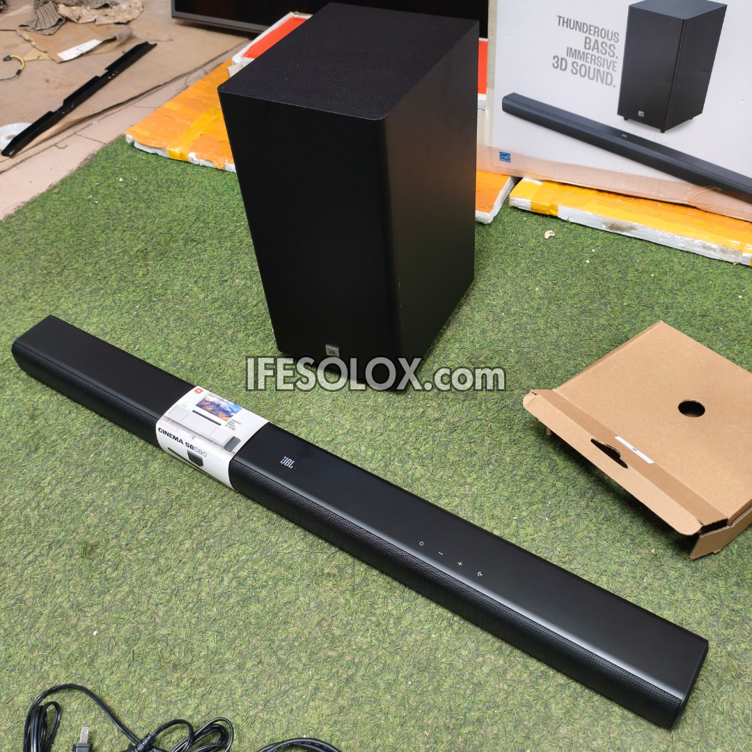 JBL CINEMA SB580 3.1Ch 440W Bluetooth Sound Bar with Wireless Subwoofer - Brand New